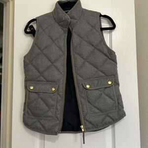 J crew quilted vest